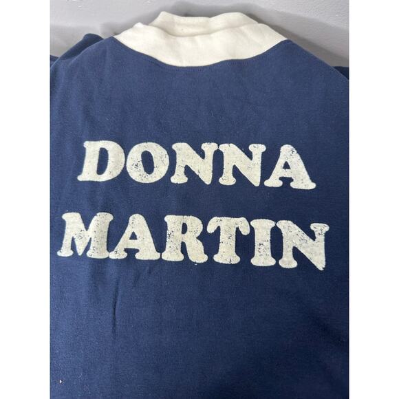 NWT Recycled Karma Donna Martin 90210 Blue T-Shirt Sz XL - Picture 2 of 4